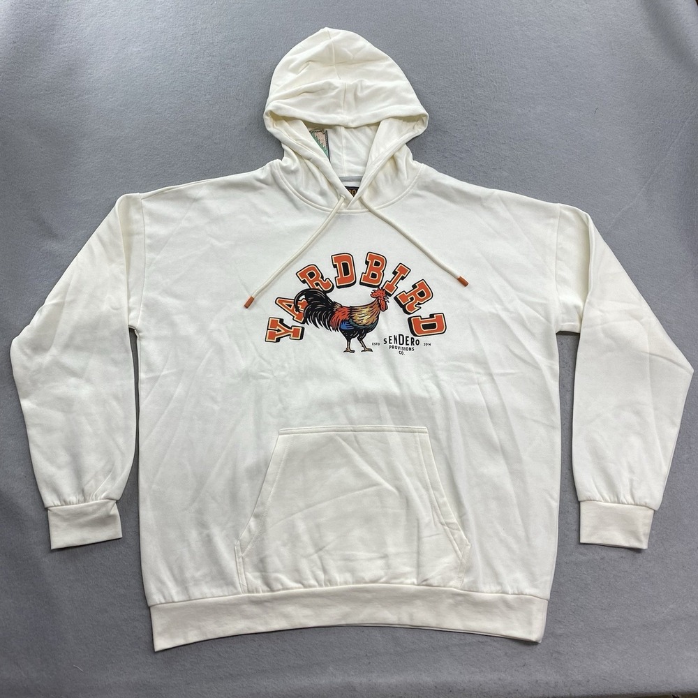 Sendero Provisions Co Hoodie Men XL Ivory Pullover Yardbird Western Ranch